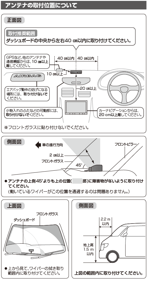 セットアップ込み ETC2.0車載器 Panasonic CY-ET2505VD カーナビ連動