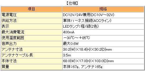 仕様